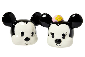 Disney Mickey Mouse & Minnie Mouse Salt & Pepper Shaker Set | Ceramic Shakers