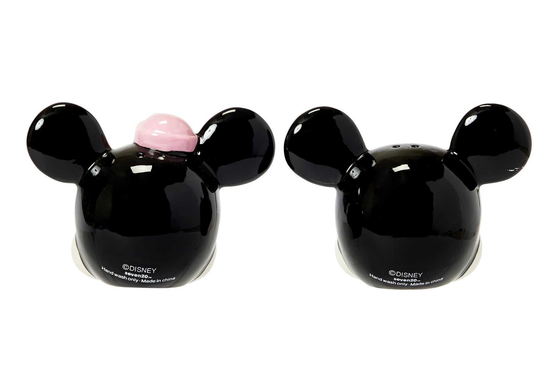Disney Mickey Mouse & Minnie Mouse Salt & Pepper Shaker Set | Ceramic Shakers