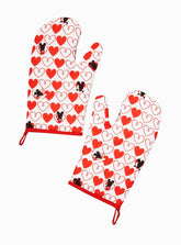 Disney Mickey Mouse Red Heart Series Oven Mitts | 2 Pack