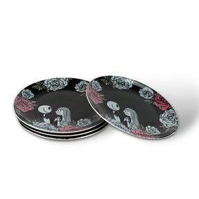 OFFICIAL Nightmare Before Christmas 10" Plate | Feat. Jack & Sally | Set of 4