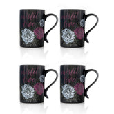 The Nightmare Before Christmas "Misfit Love" 15-Ounce Coffee Mugs | Set Of 4