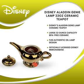 Disney Aladdin Genie Lamp 32oz Ceramic Teapot