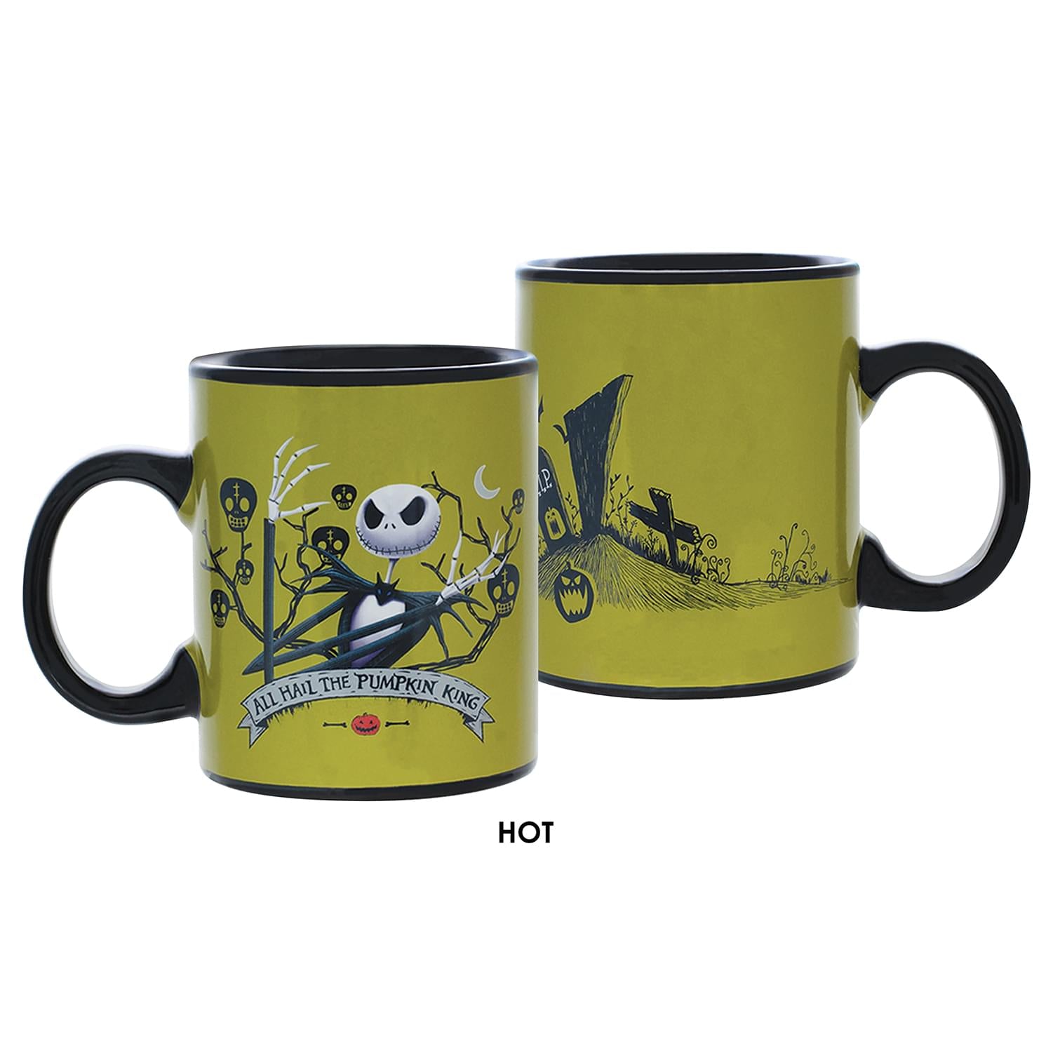 Nightmare Before Christmas Jack Skellington All Hail King Jack 11oz Heat Reveal Mug