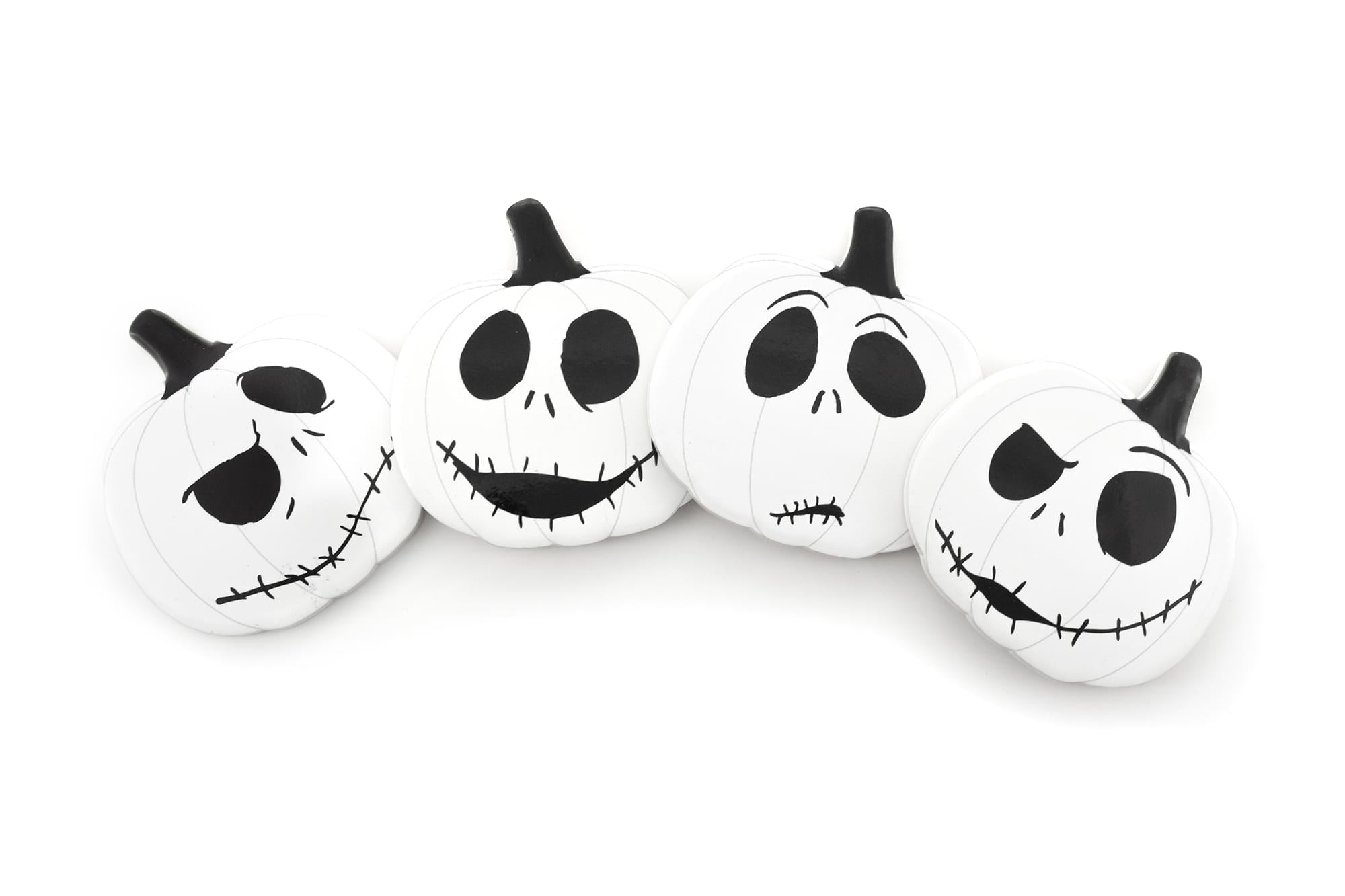 Nightmare Before Christmas Jack Skellington Pumpkin King Drink Coasters | 4 Pack