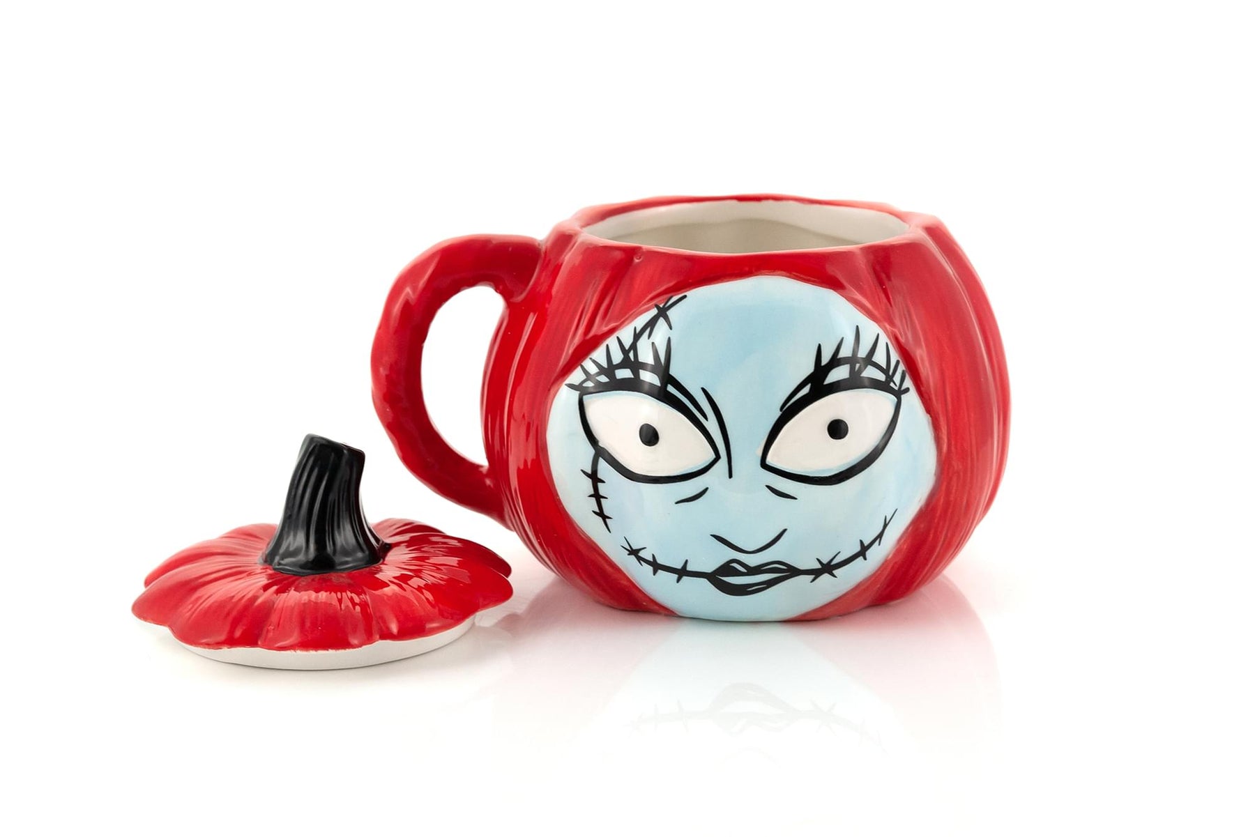 Nightmare Before Christmas Sally Figural 26 Oz Ceramic Mug With Lid