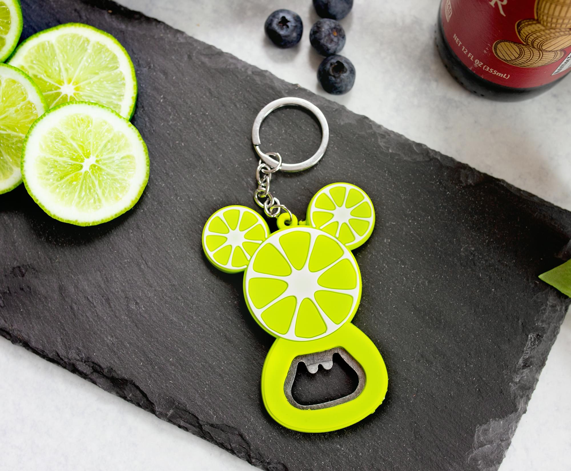 Disney Mickey Mouse Fruit Bottle Opener Keychain