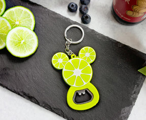 Disney Mickey Mouse Fruit Bottle Opener Keychain