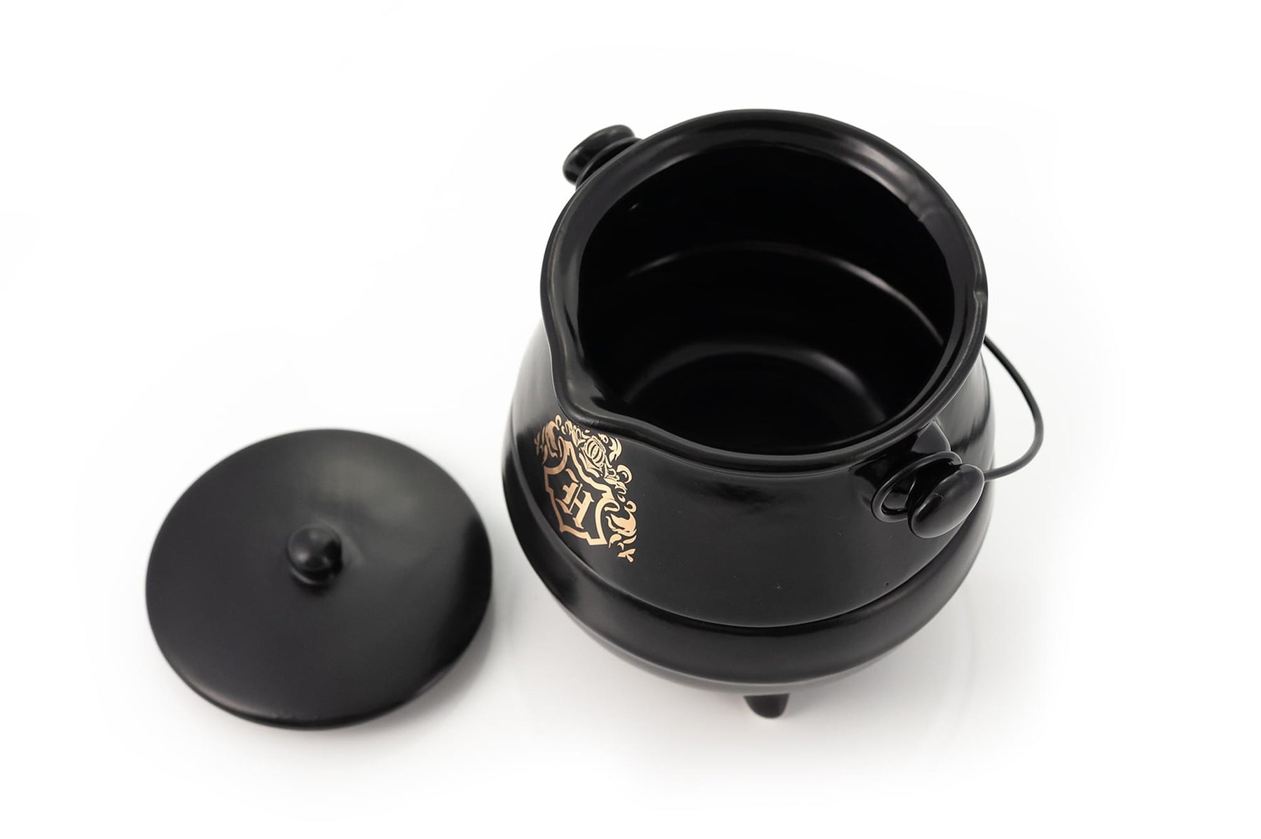 Harry Potter Tea-For-One Cauldron Teapot And Cup Set | Featuring Hogwarts Crest