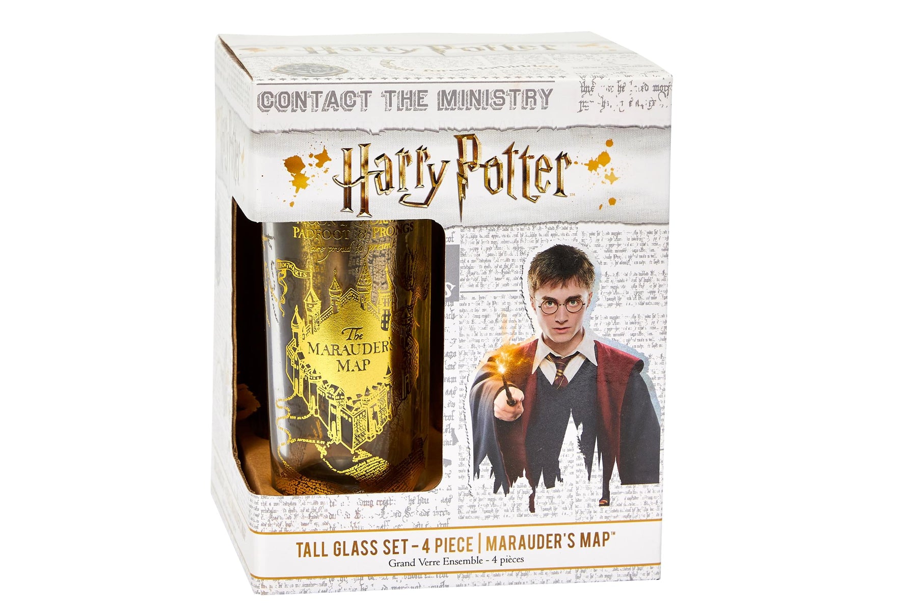 Harry Potter Glass Beer Can WIZARD CAN Glass Marauders Color -  in 2023