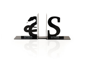 Harry Potter Metal Bookends | House Slytherin Design