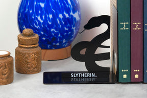 Harry Potter Metal Bookends | House Slytherin Design