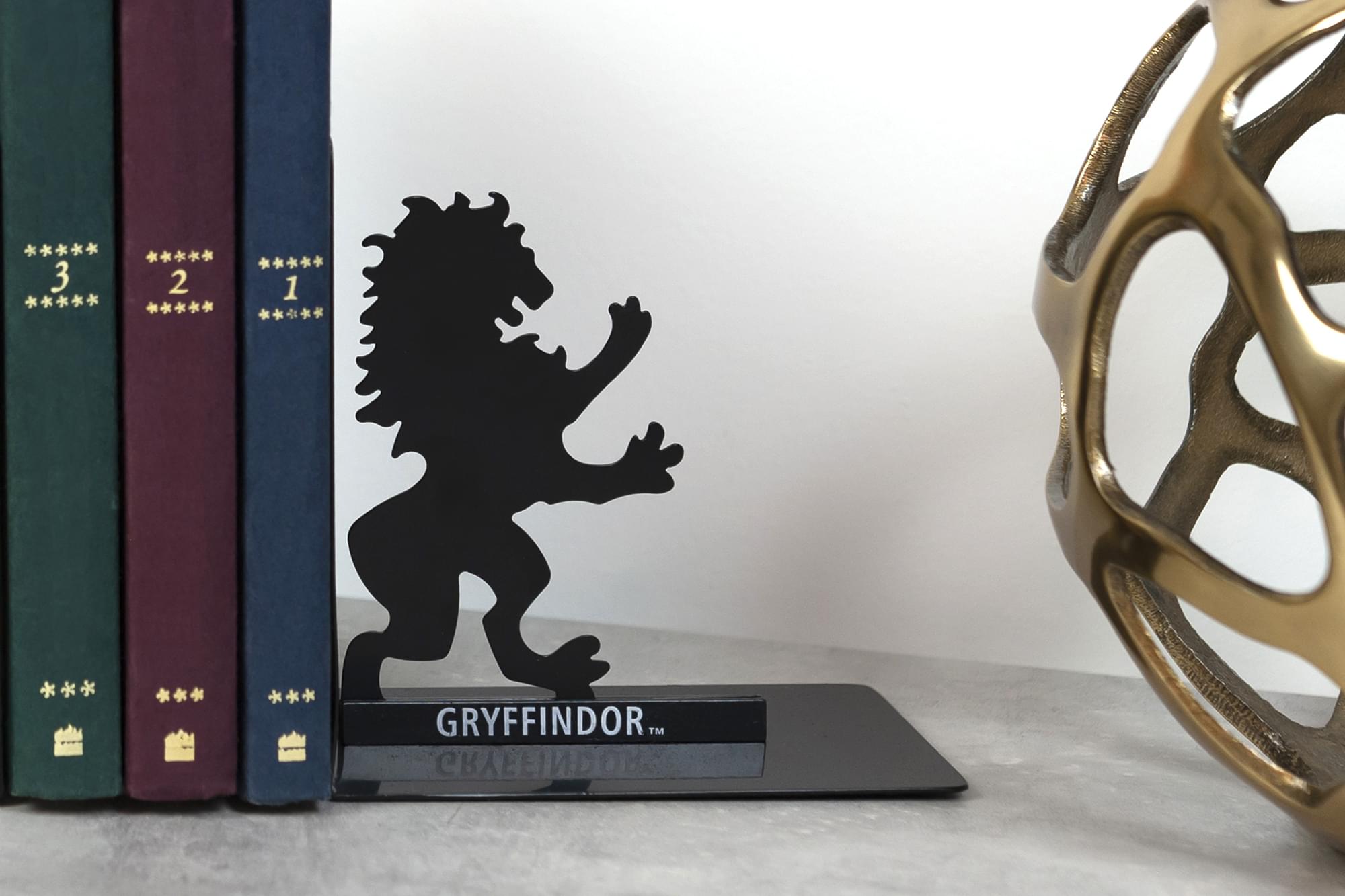 Harry Potter Metal Bookends | House Gryffindor Design