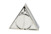 Harry Potter Deathly Hallows Symbol Silver Storage Box | 7.5 x 6.5 Inches