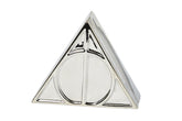 Harry Potter Deathly Hallows Symbol Silver Storage Box | 7.5 x 6.5 Inches