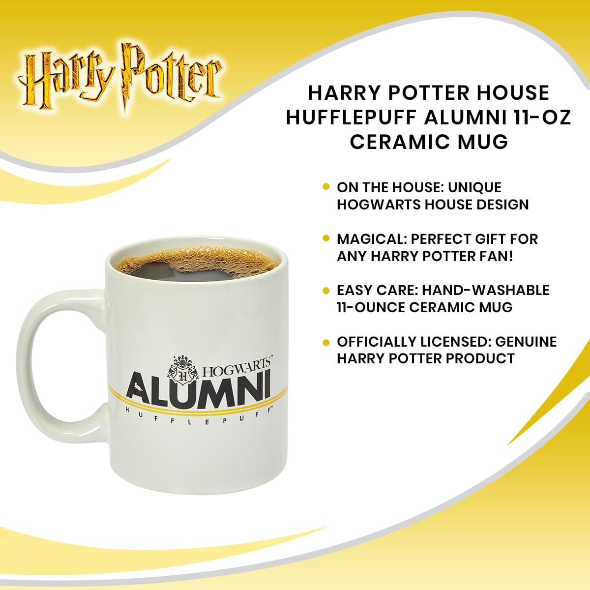 Harry Potter House Hufflepuff Alumni 11-Oz Ceramic Mug
