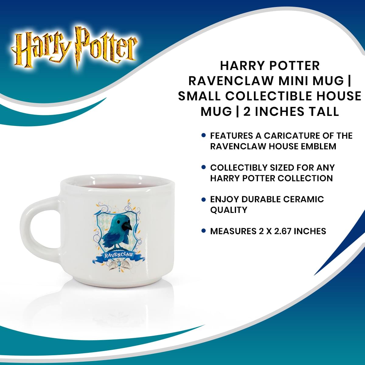 Harry Potter Ravenclaw Mini Mug | Small Collectible House Mug | 2 Inches Tall