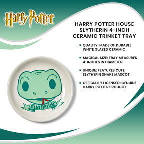 Harry Potter House Slytherin 4-Inch Ceramic Trinket Tray