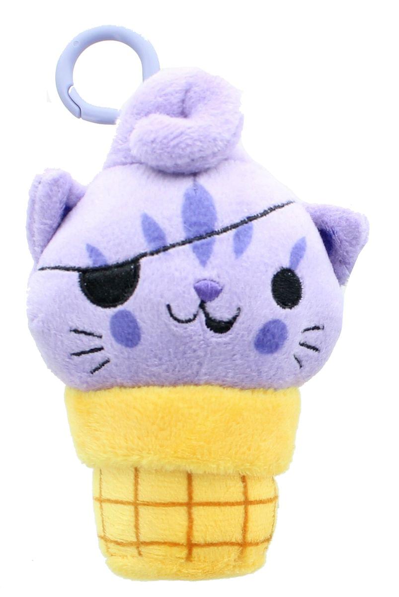 Kitty Cone Clip Bluebarry 5 inch Plush Backpack Clip