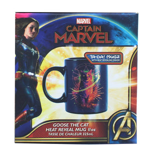 Marvel Captain Marvel Heat Reveal Goose Cat 11oz Ceramic Mug