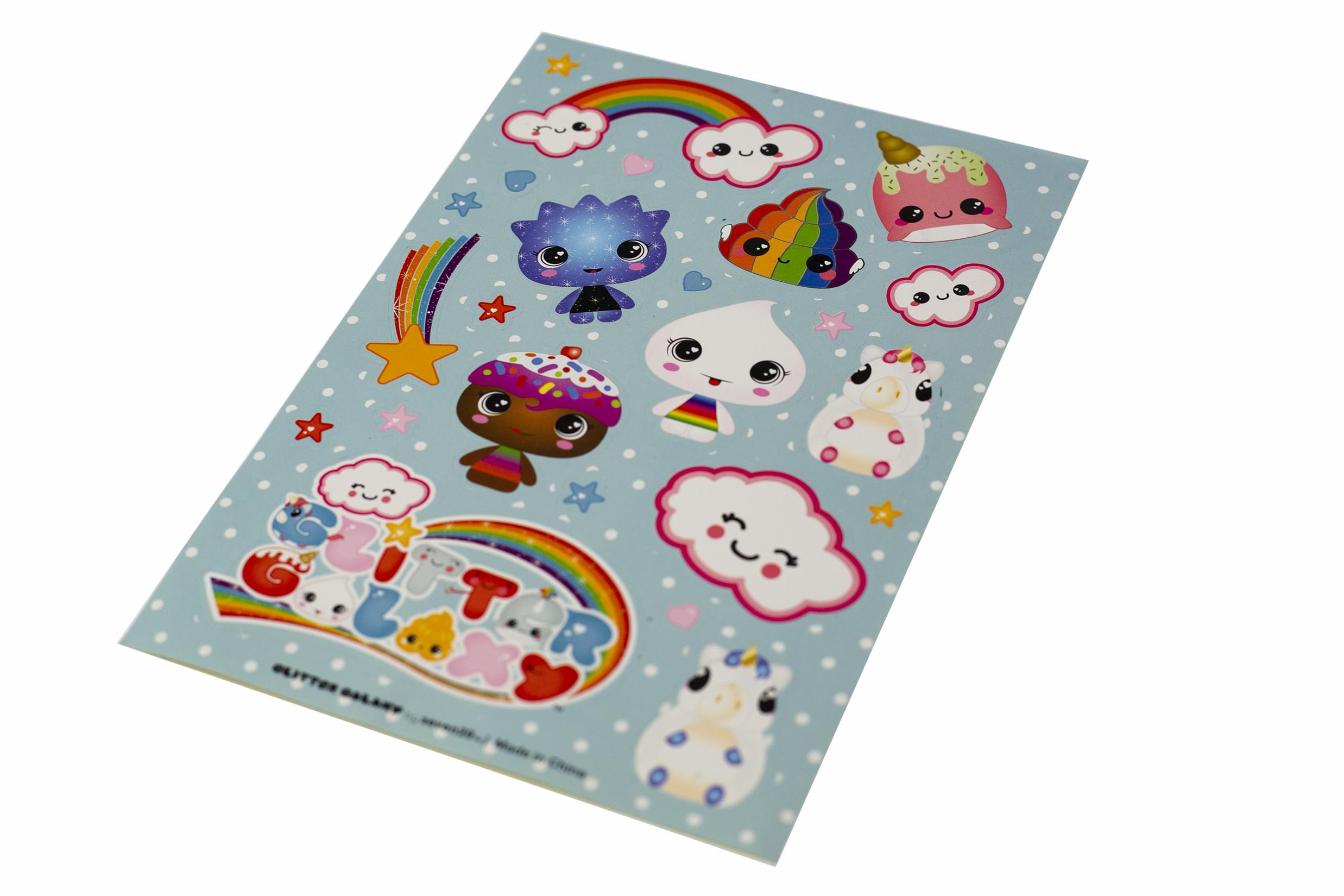 Glitter Galaxy Sticker Friends Sheet Wave 1