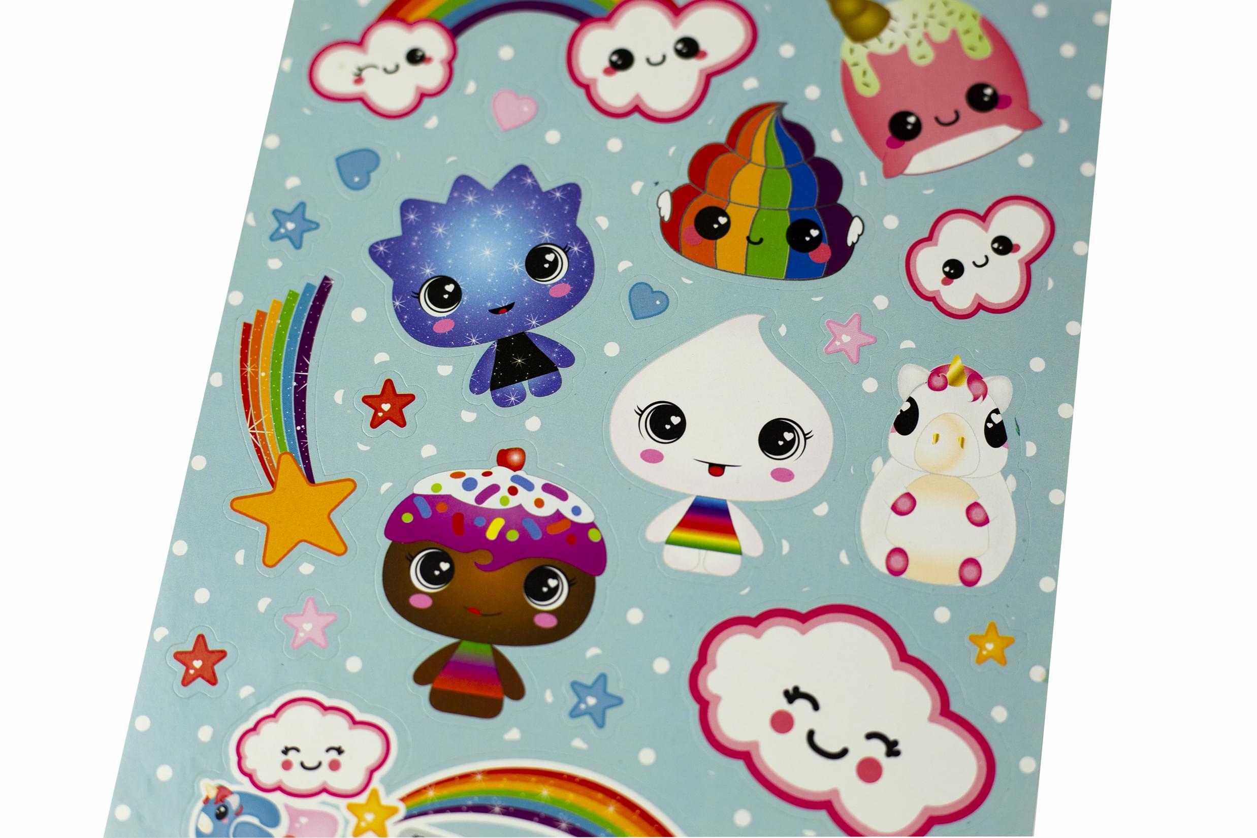 Glitter Galaxy Sticker Friends Sheet Wave 1