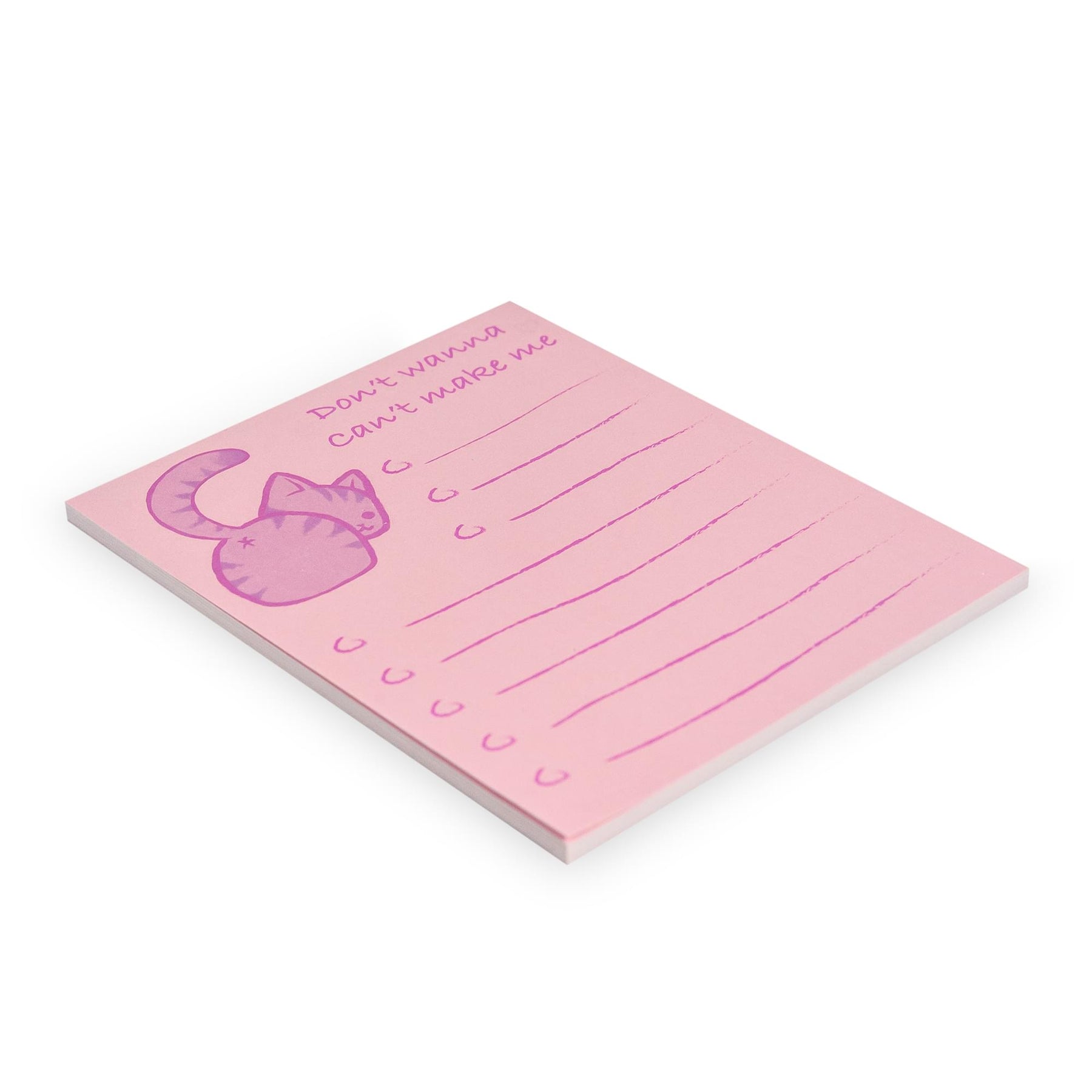 Cat-Themed Sticky Notes | Multi-Purpose Notepad Checklist | Adorable Kitty Bum