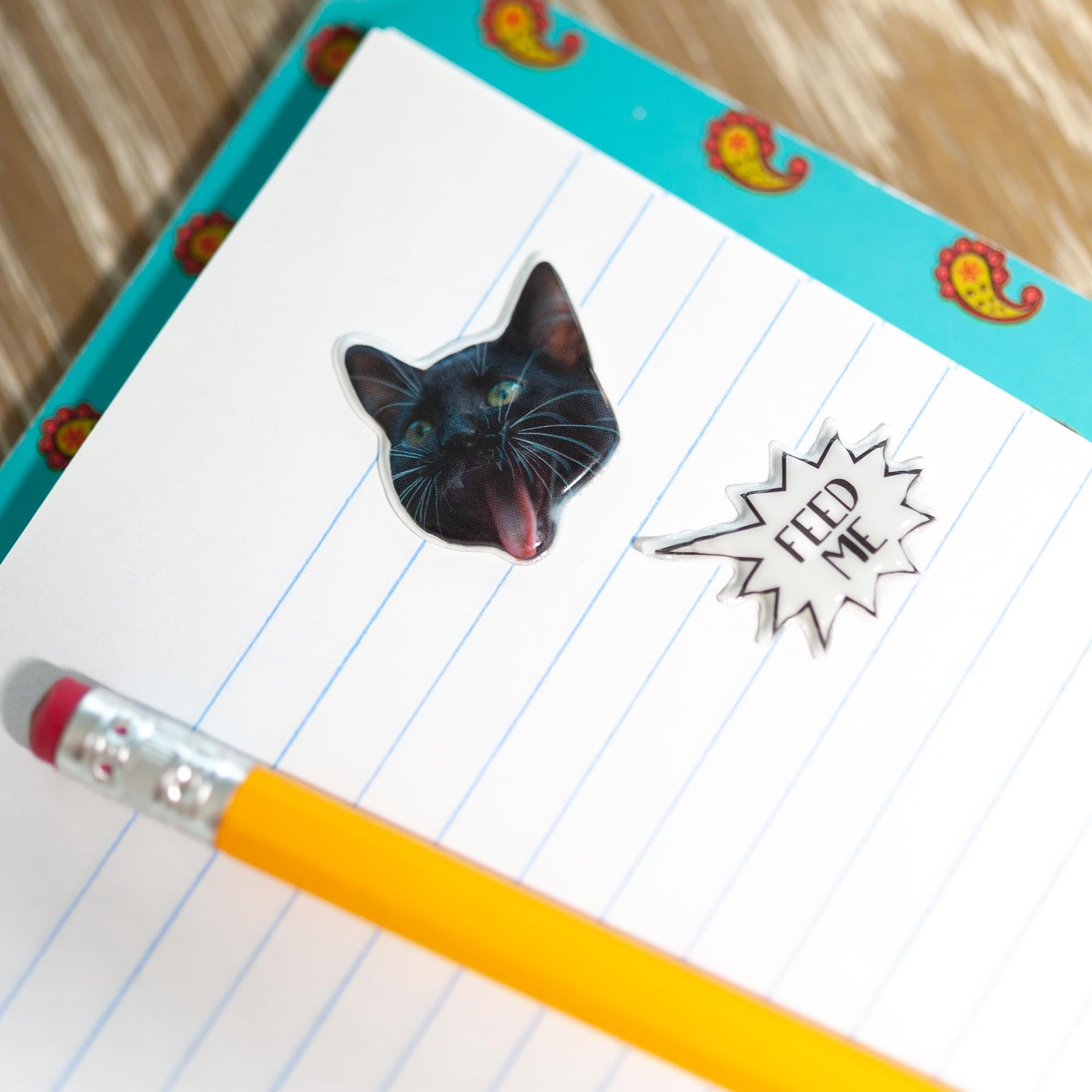 Puffy Adorable Cat Stickers For Note Book & Journal Decorations | Sheet of 20