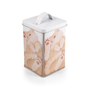 Cat In A Box Storage Tin | Metal Food Storage Container | Perfect For Cat Treats