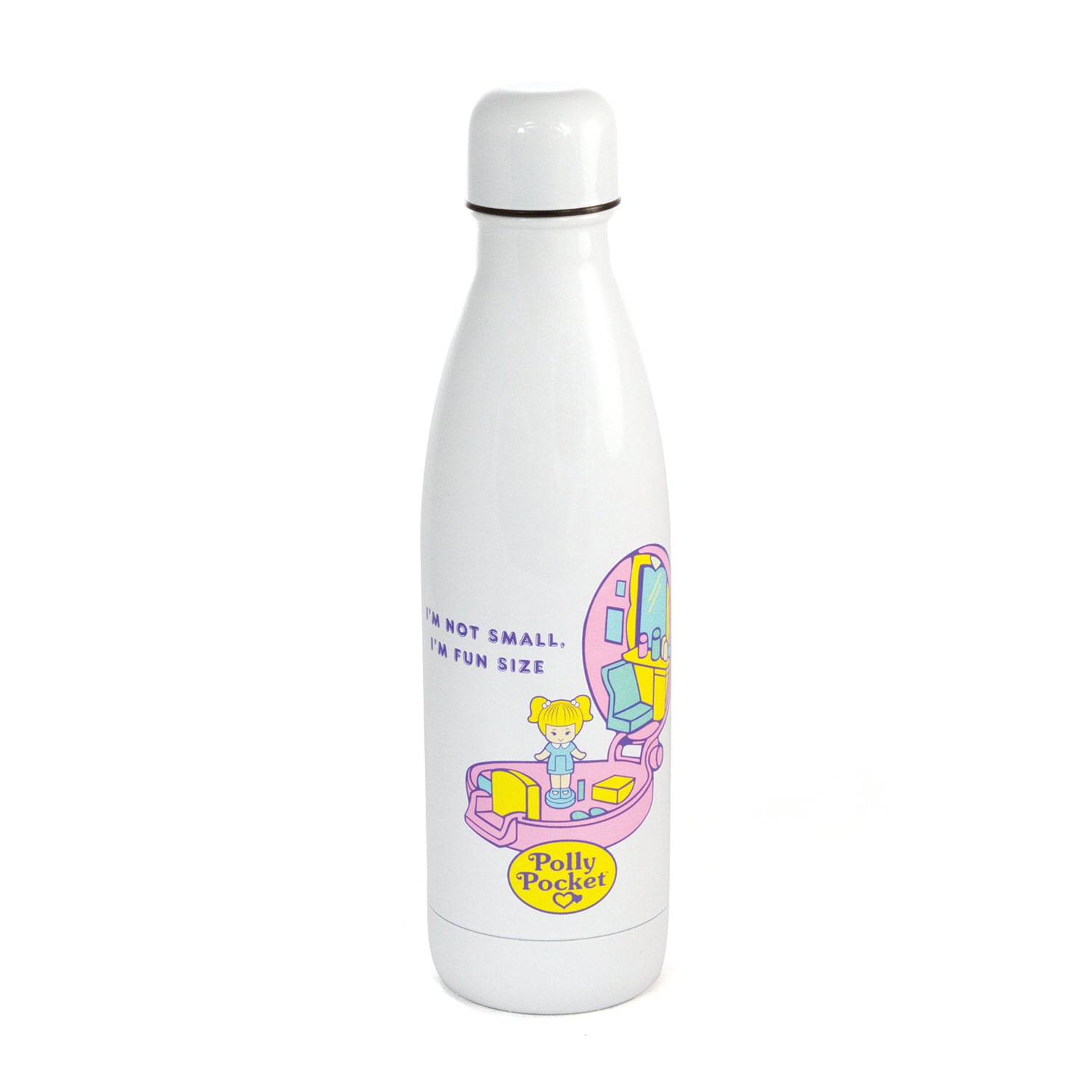 Polly Pocket Fun Size 18oz Stainless Steel Water Bottle