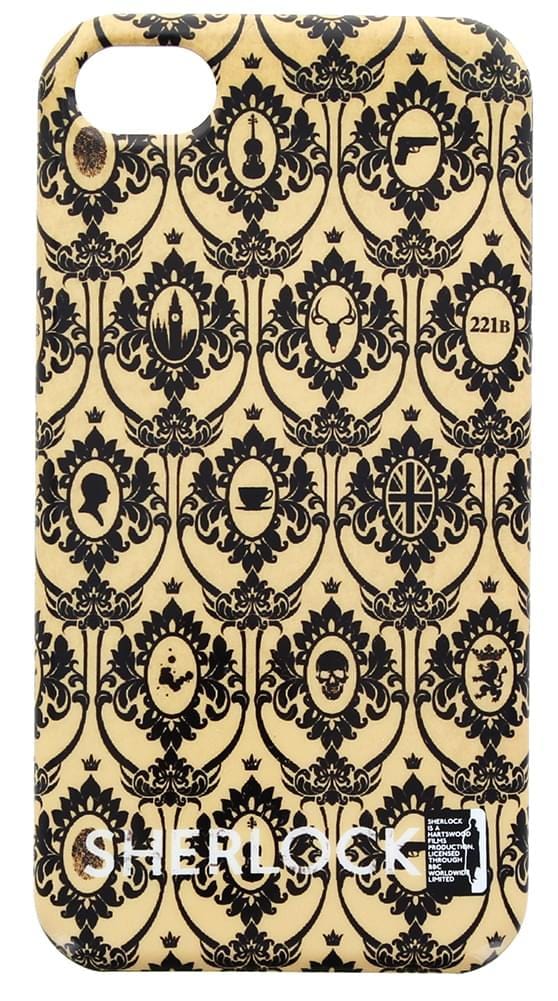 Sherlock iPhone 4 Hard Snap Case: Wallpaper Cream
