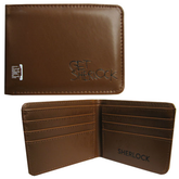 Sherlock Holmes Men's Bi-Fold Wallet: Get Sherlock (Brown)