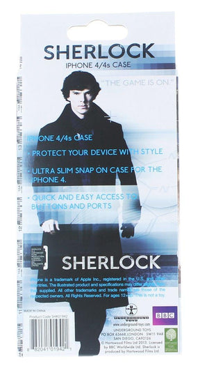 Sherlock Holmes iPhone 4 Hard Snap Case I Am Sher Locked