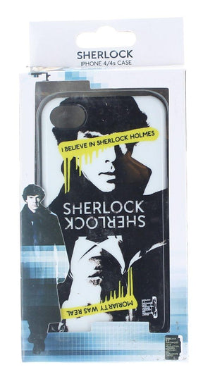 Sherlock Holmes iPhone 4 Hard Case: I Believe In Sherlock / Moriarty Was Real