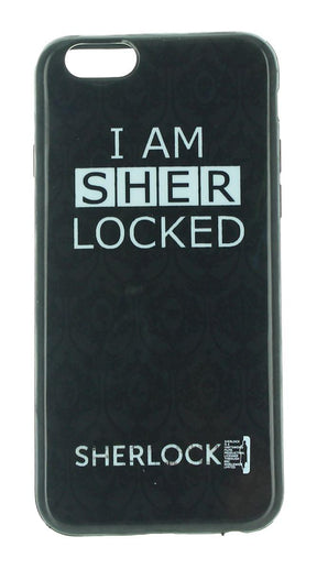 Sherlock iPhone 6 Hard Snap Case: I Am Sher Locked, Black
