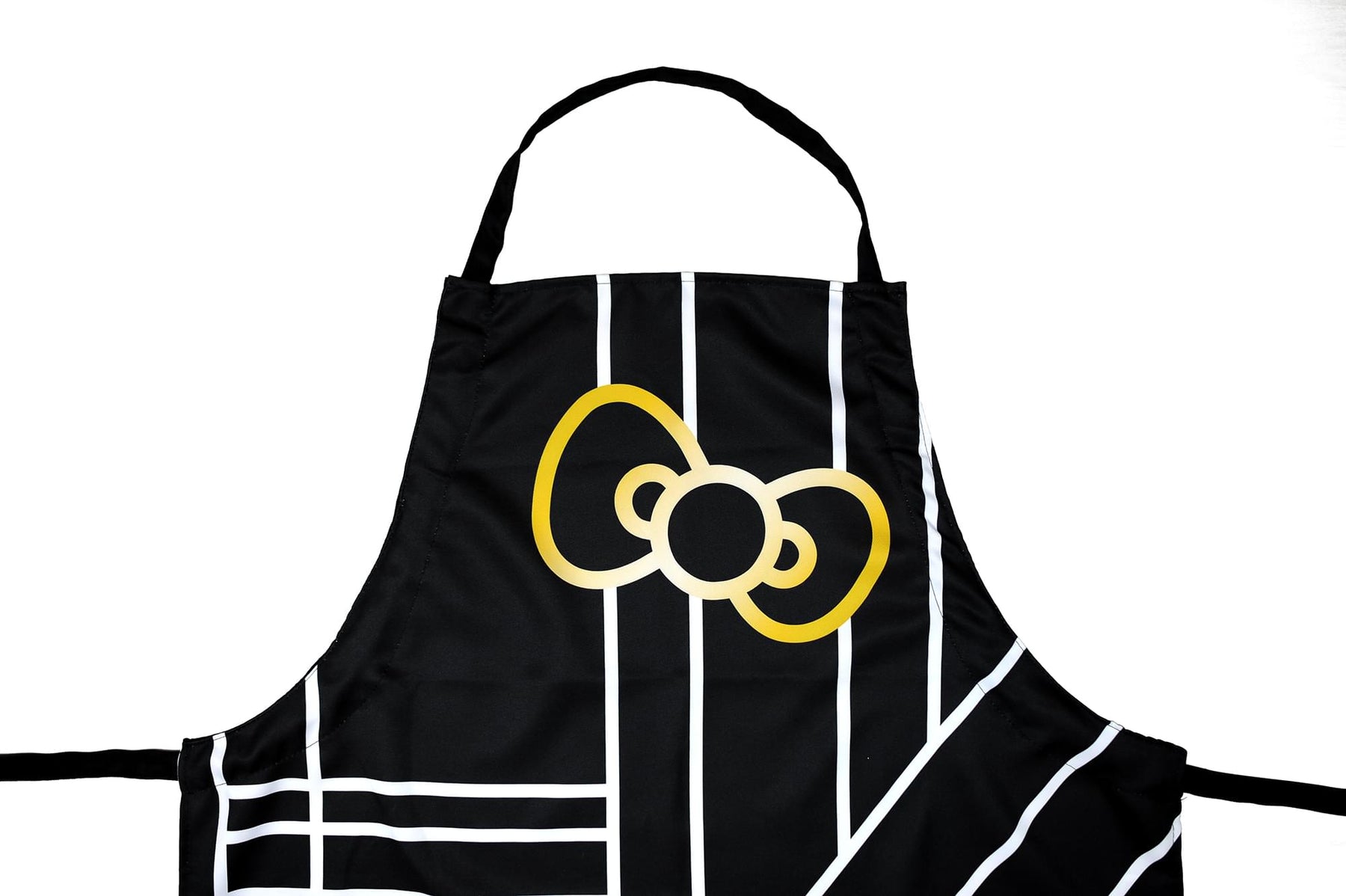 Hello Kitty Pinache Black and Gold Adult Kitchen Apron