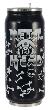 Aggretsuko Metal Head 12oz Insulated Stainless Steel Travel Can