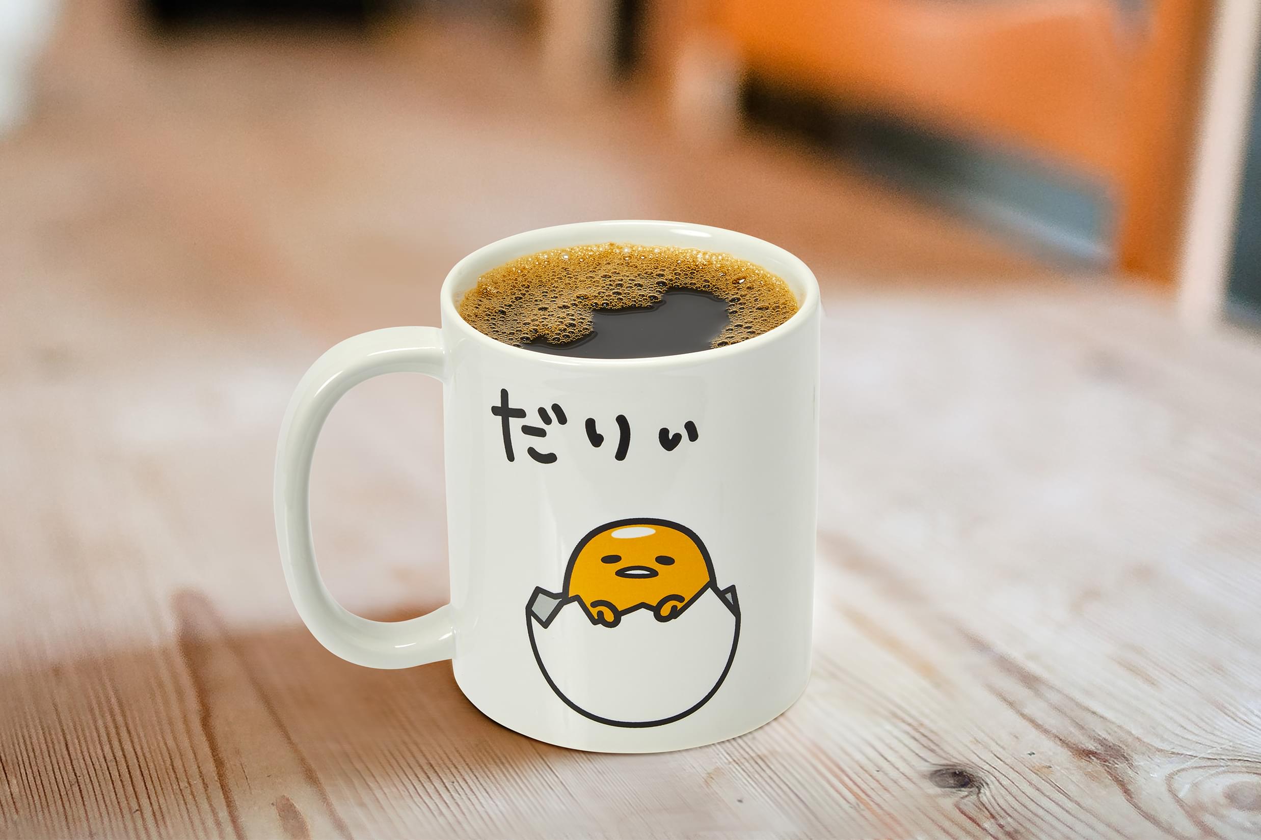 Gudetama Sitting In Eggshell 20-Oz Ceramic Mug
