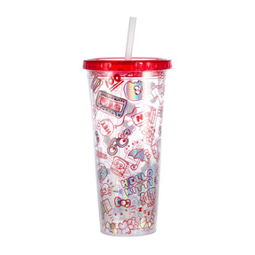 Hello Kitty Doodles 22oz Carnival Cup with Straw & Lid