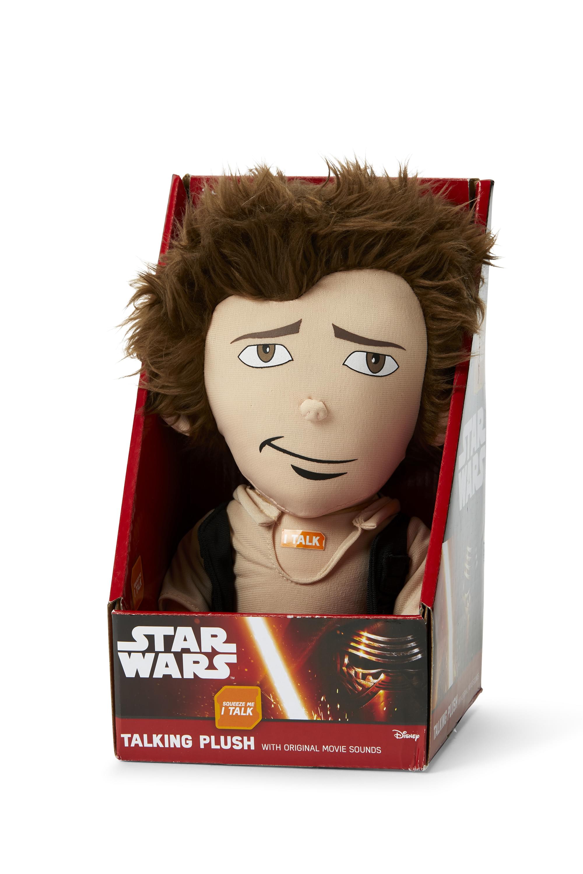 Stuffed Star Wars Plush Toy - 9" Talking Han Solo Doll