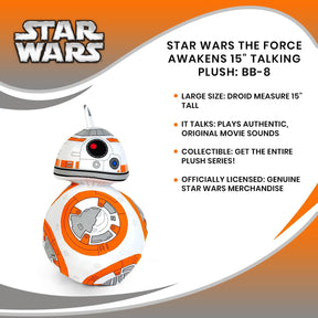 Star Wars The Force Awakens 15" Talking Plush: BB-8