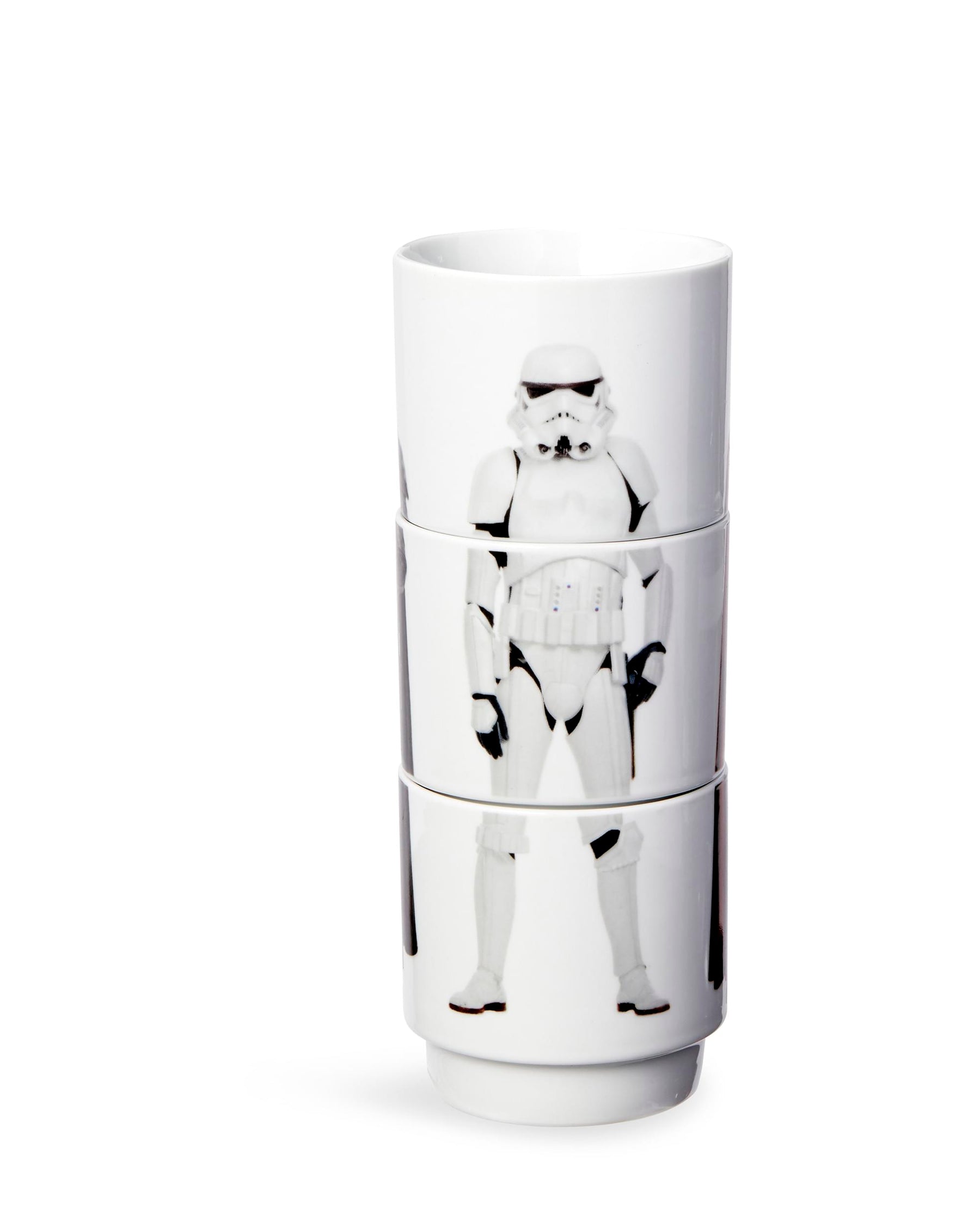 Star Wars 11oz Stacking Mugs - Darth Vader, Imperial Guard, and Stormtrooper