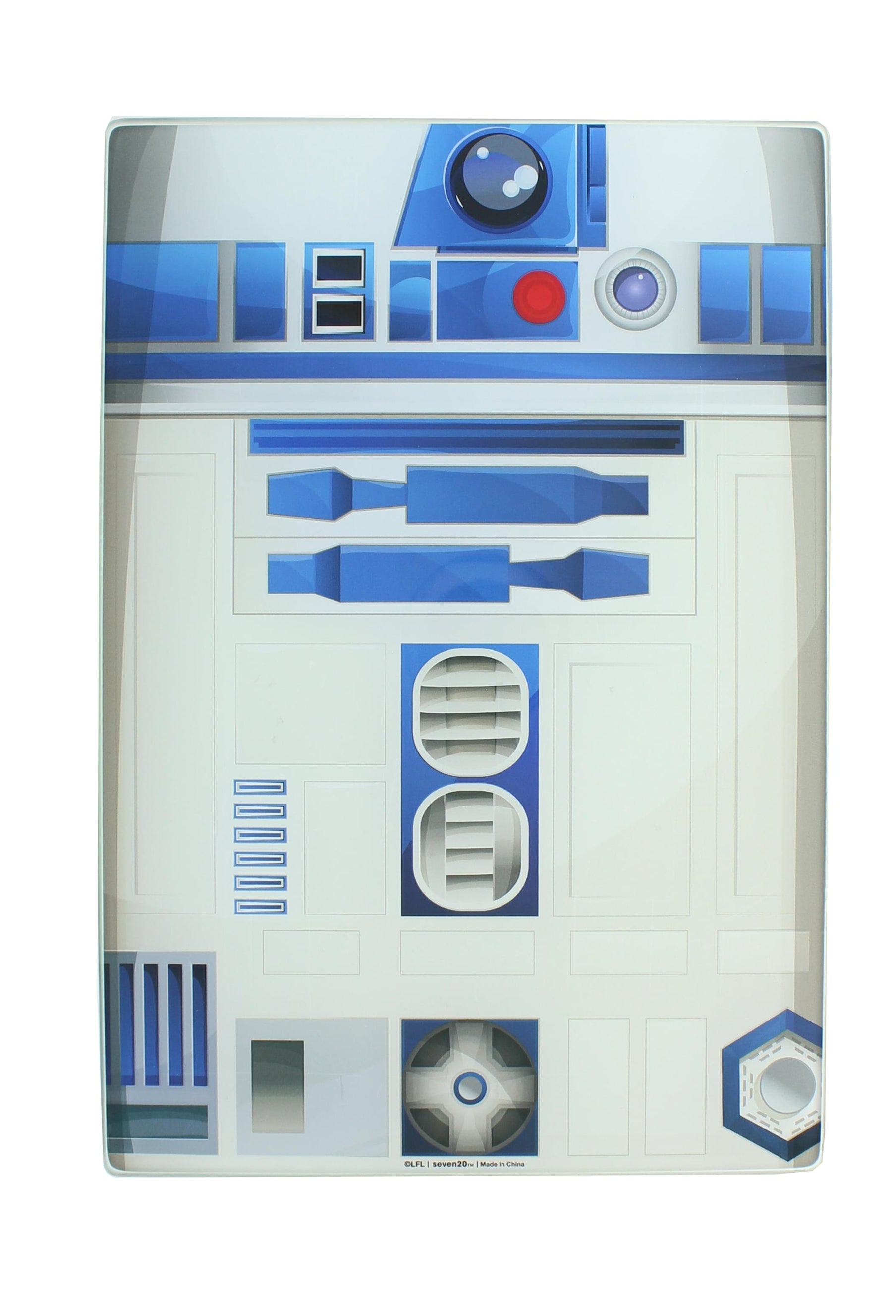 Star Wars R2-D2 12x8 Inch Glass Cutting Board