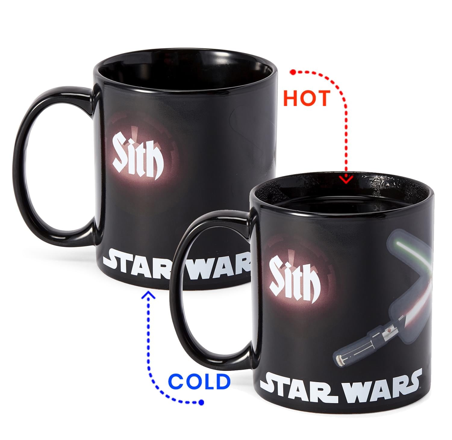 Star Wars Jedi/Sith Clash - 20oz Heat-Reveal Ceramic Mug