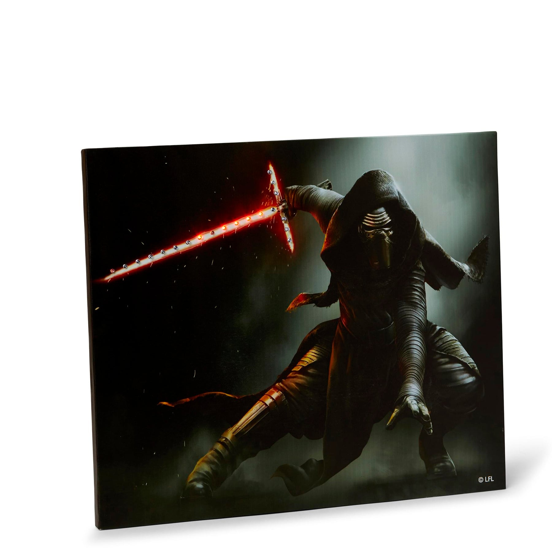 Star Wars Illuminated Canvas Art - 23.9”x19.9” - Kylo Ren