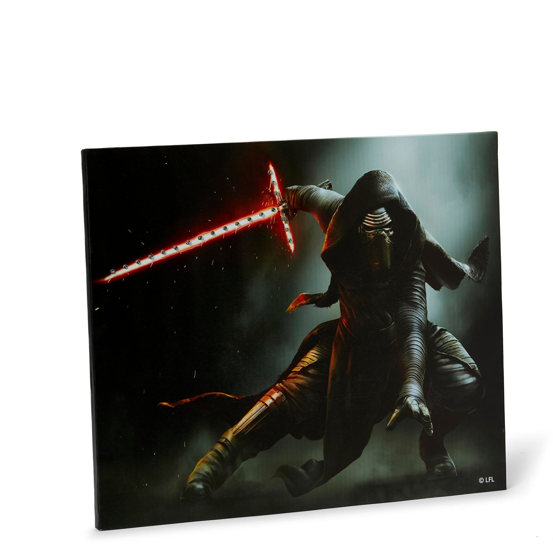 Star Wars Illuminated Canvas Art - 23.9”x19.9” - Kylo Ren