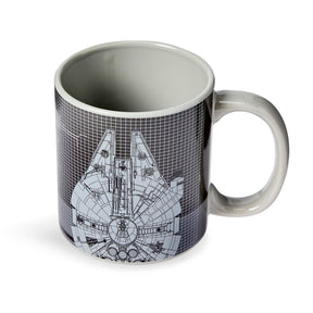 Star Wars Millennium Falcon Grid Schematics - 20oz Ceramic Mug