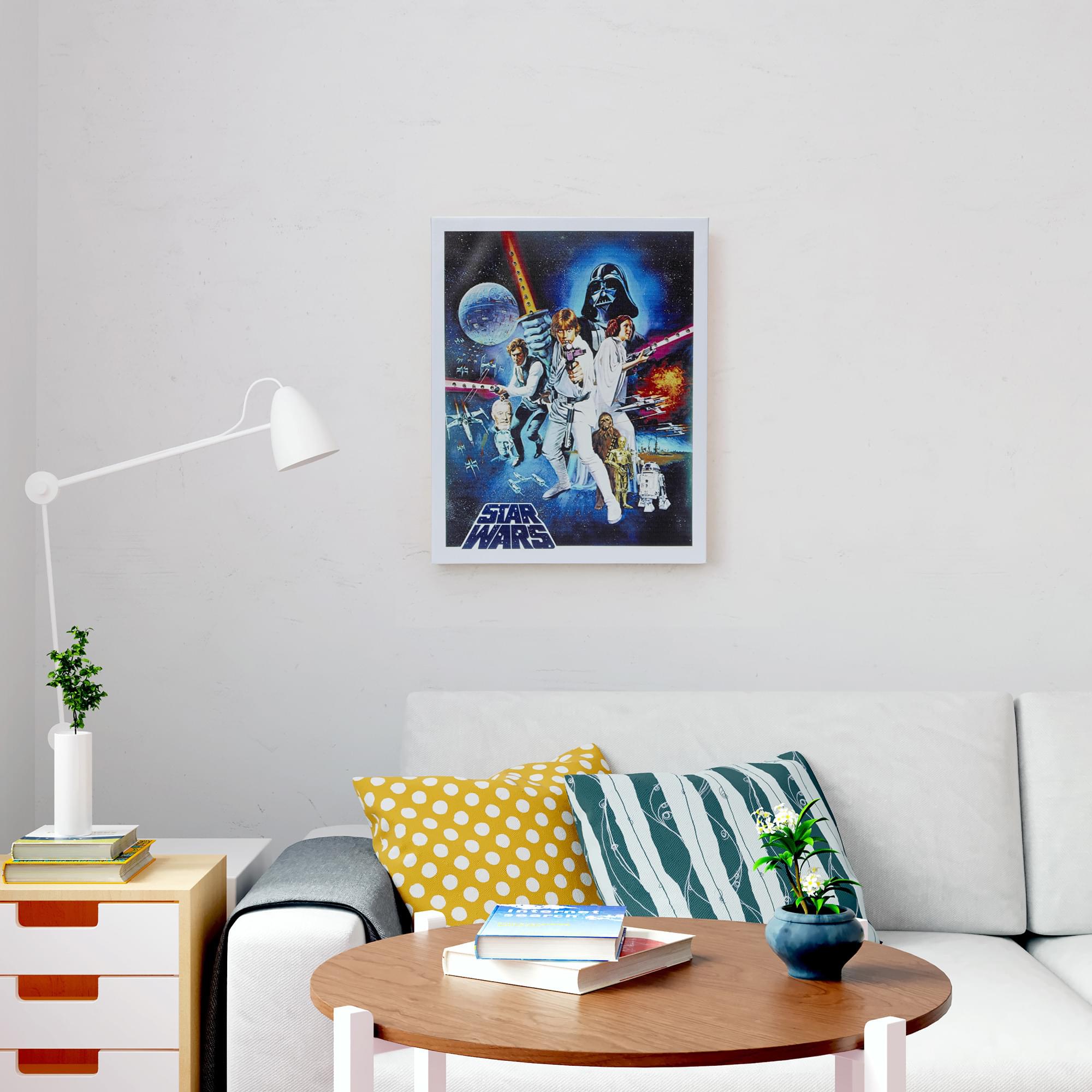 Star Wars Episode IV: A New Hope 1977 Unframed Poster 16x20” Wall Canvas