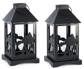 Star Wars Black Stamped Lantern | Imperial AT-AT | 14 Inches | Set of 2