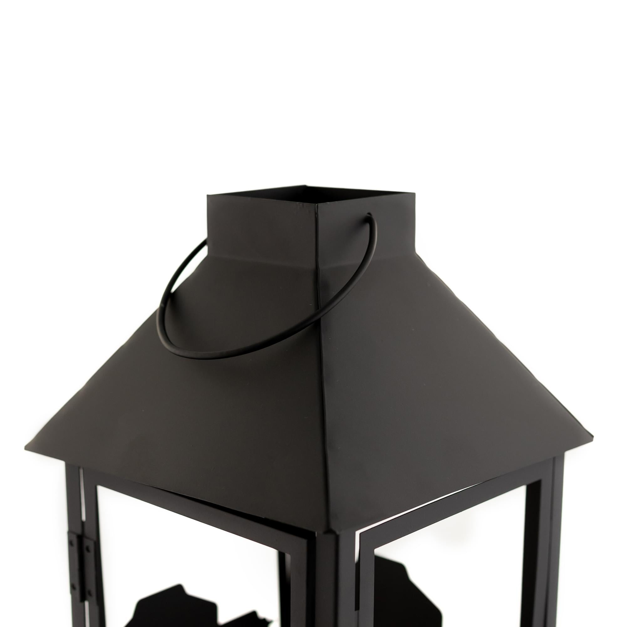 Star Wars Black Stamped Lantern | Imperial AT-AT Walker | 14 Inches Tall