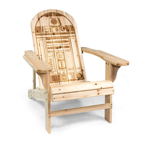 Star Wars R2-D2 Adirondack Wooden Outdoor Chair